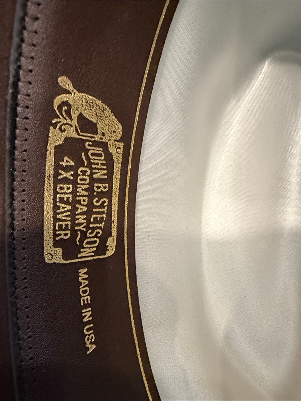 Stetson skyline chocolate Western cowboy Hat with silver hat buckle - Picture 7 of 16